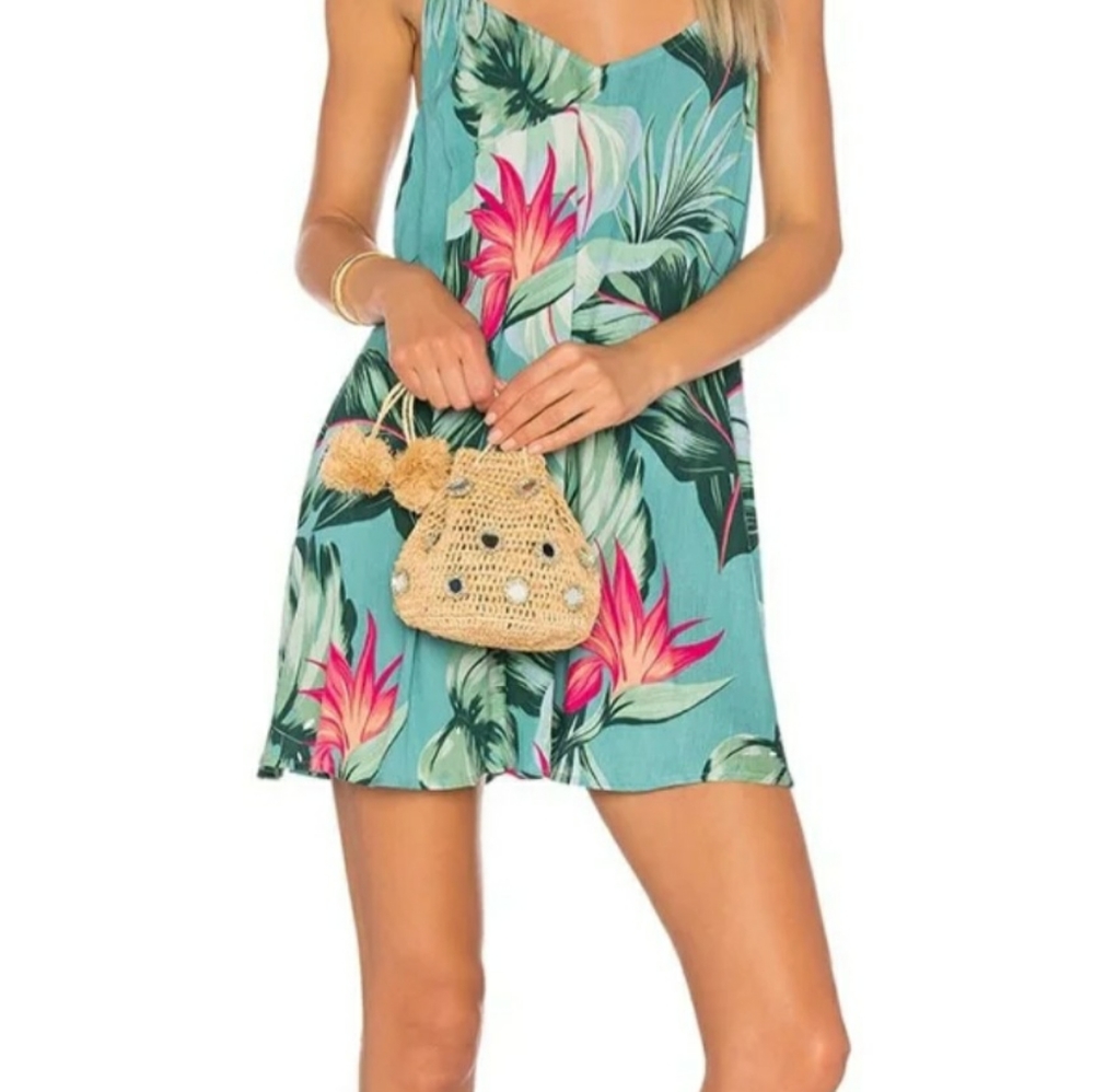 Show me your mumu lace up dress sz L